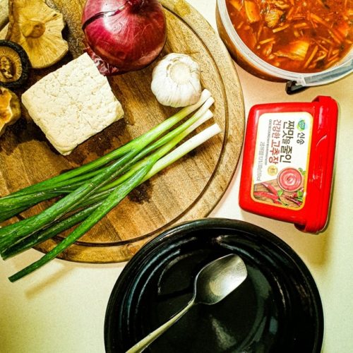 Vegan Recipes Cacao-Shamaness Vegan Kimchi tofu stew