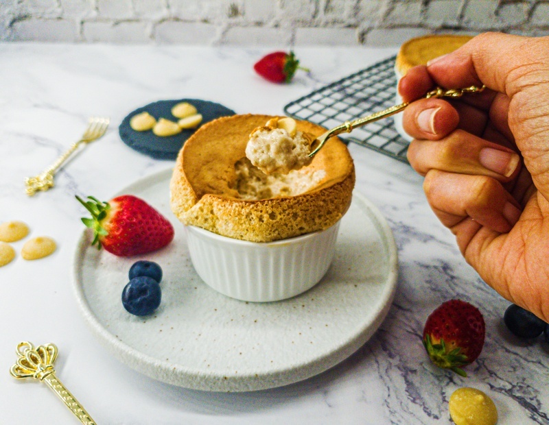 Vegan Recipes Cacao-Shamaness Vegan White Chocolate Soufflé