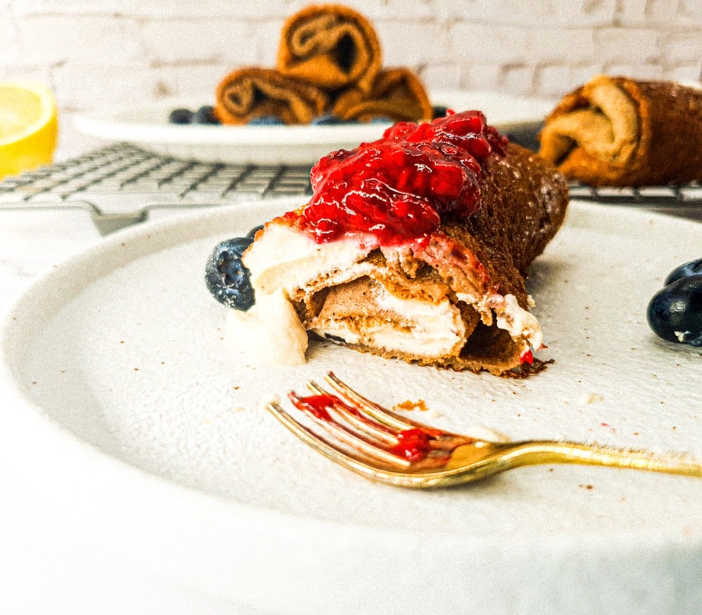 Vegan Teff Cheese Blintzes Cacao Shamaness