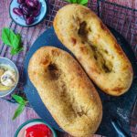 Vegan Recipes Cacao-Shamaness Vegan Sourdough Focaccia with Olive Oil and Herbs.