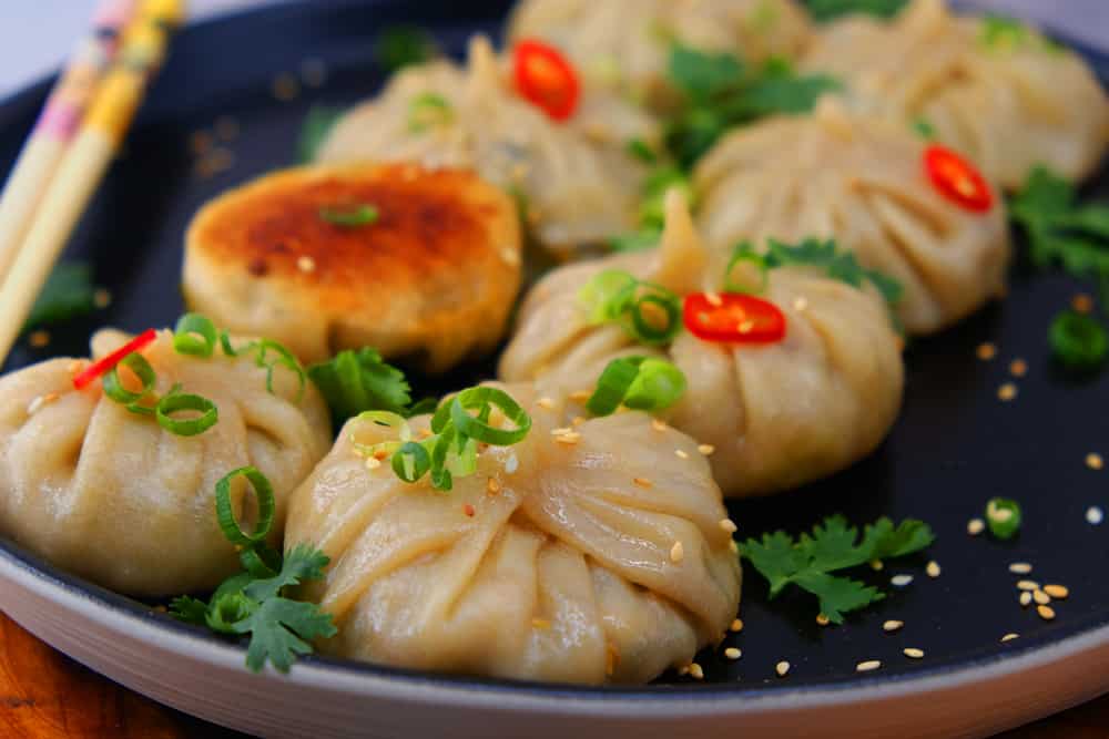Vegetable and Tofu Stuffed Dumpling-image