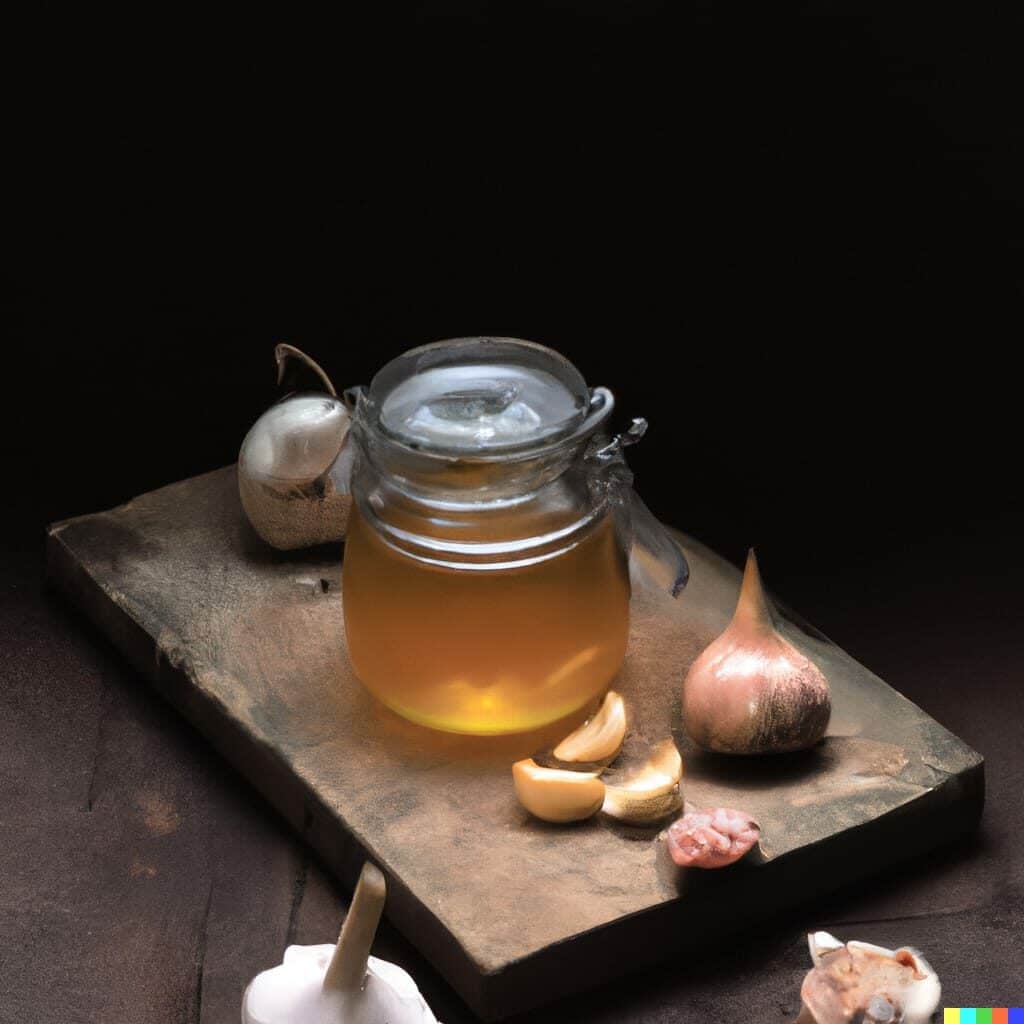 Vegan Recipes Cacao-Shamaness Fermented Honey Garlic Remedy