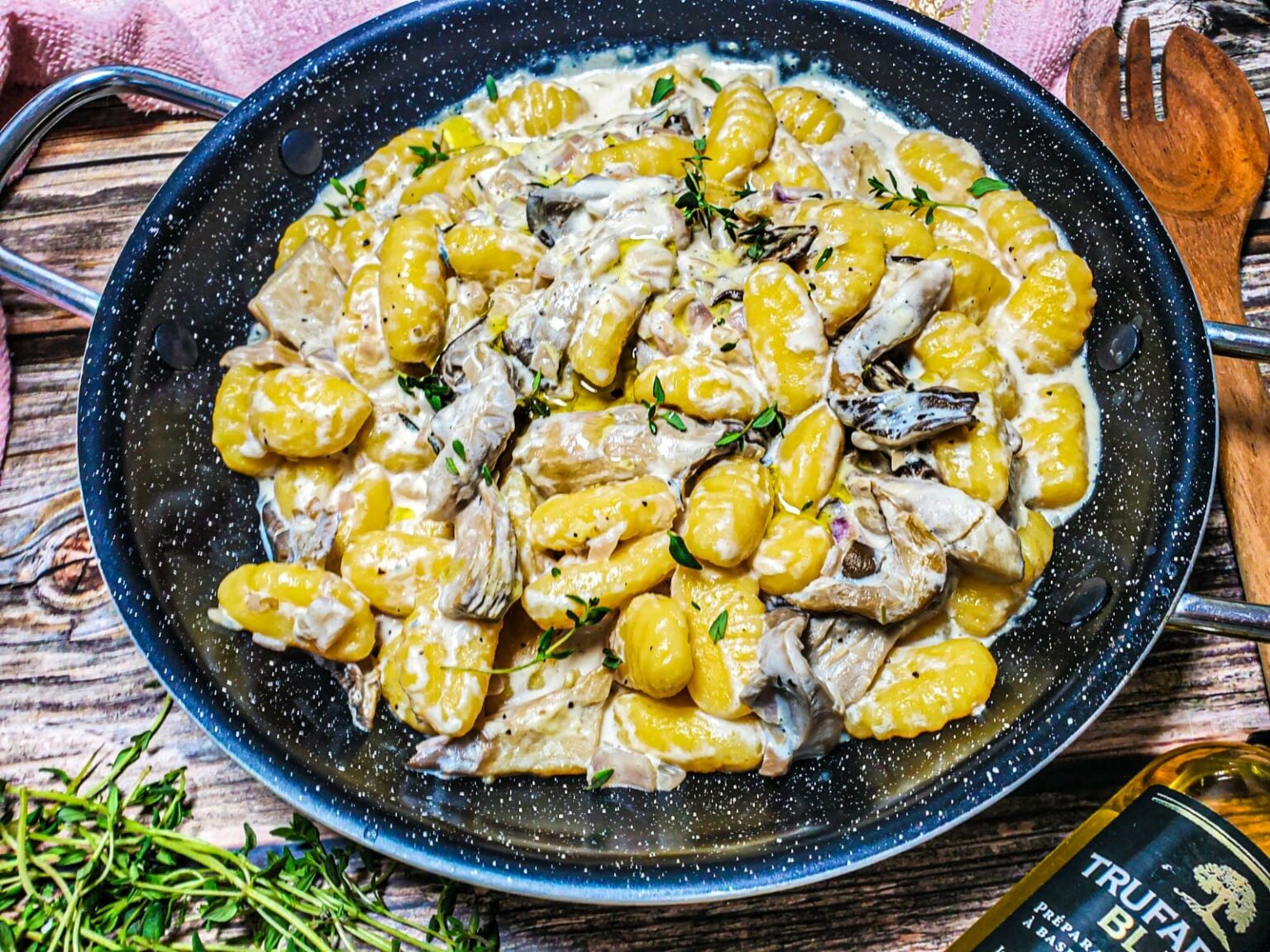 Vegan Gnocchi Alfredo Cacao Shamaness