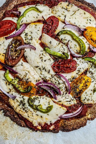 Vegan Recipes Cacao-Shamaness GF Vegan Cauliflower Pizza Crust